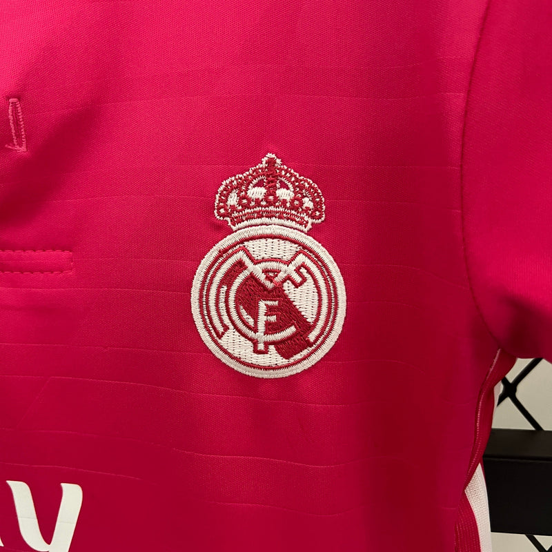 KIT INFANTIL RETRÔ REAL MADRID AWAY 14/15