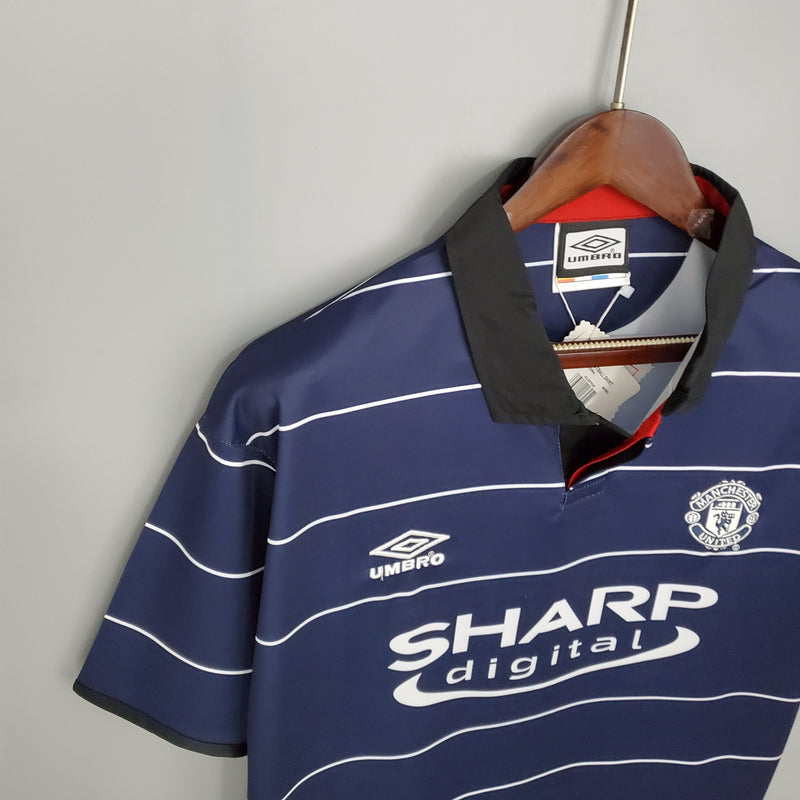 CAMISA RETRÔ MANCHESTER UNITED AWAY 99/00
