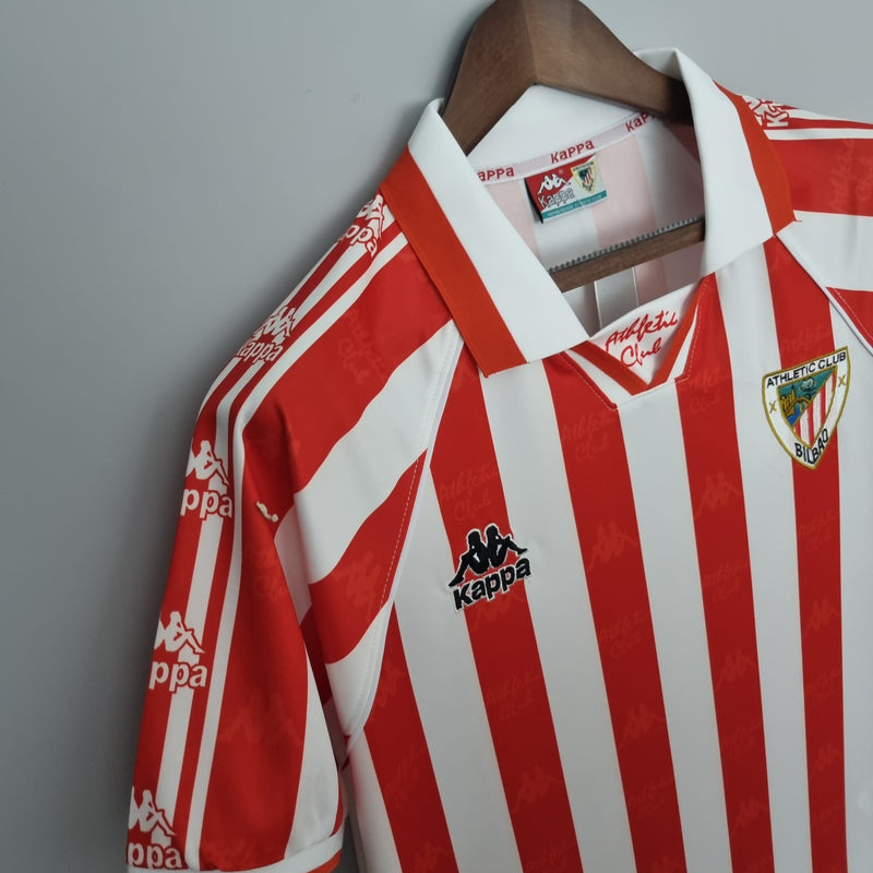 CAMISA ATHLETIC BILBAO RETRÔ HOME 95/97