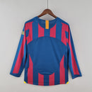 CAMISA RETRÔ BARCELONA HOME MANGA LONGA 05/06