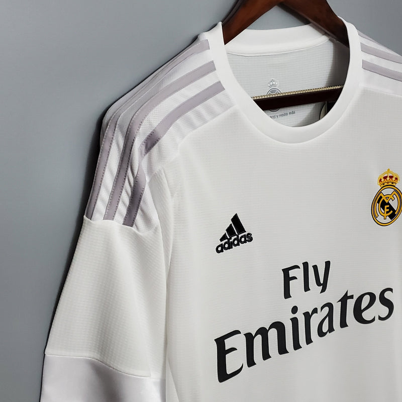 CAMISA RETRÔ REAL MADRID HOME 15/16