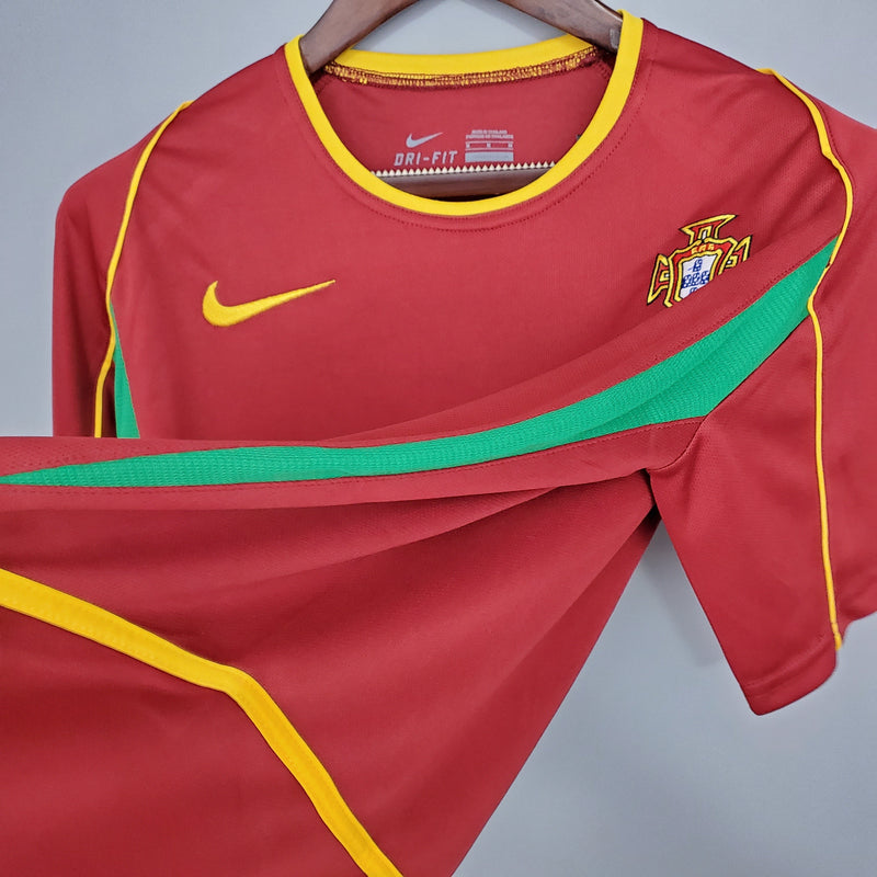 CAMISA RETRÔ PORTUGAL HOME 2002