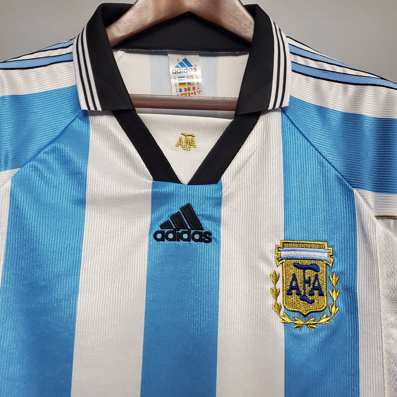 CAMISA RETRÔ ARGENTINA HOME 1998