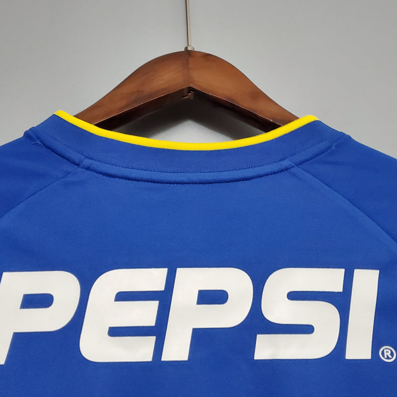 CAMISA BOCA JUNIORS RETRÔ HOME 01/02