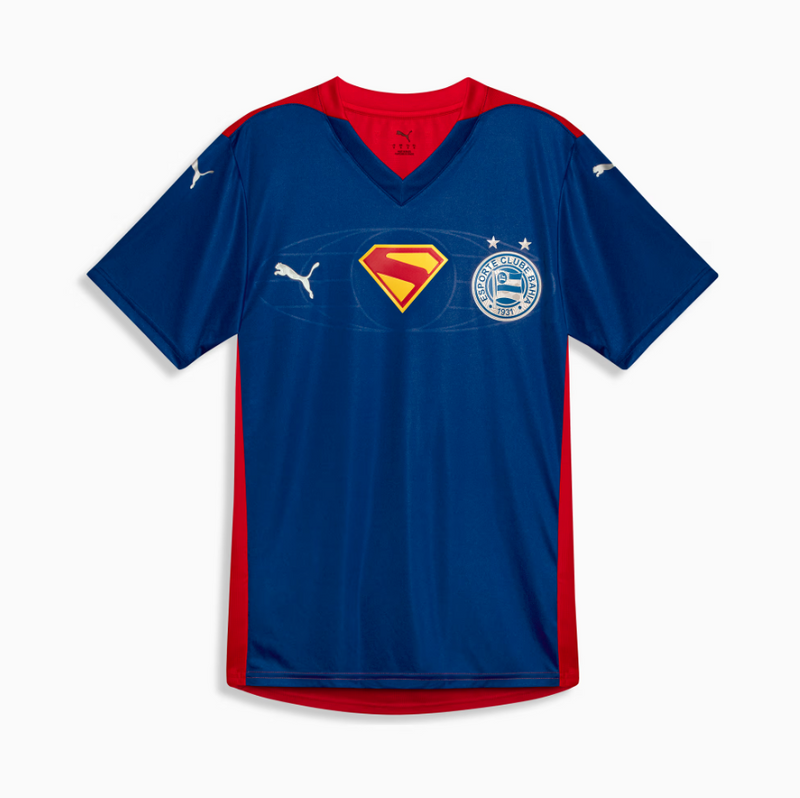 Camisa Bahia Edição Especial 25/26 - Vermelho e Azul Puma Superman