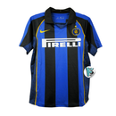 Camisa Retrô Inter de Milão 2001/02 Titular Azul/Preta