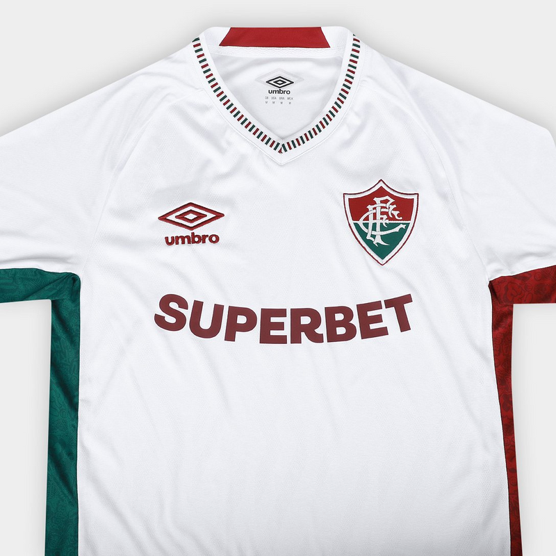 CAMISA FLUMINENSE RESERVA 2025/26 BRANCA MASCULINA TORCEDOR