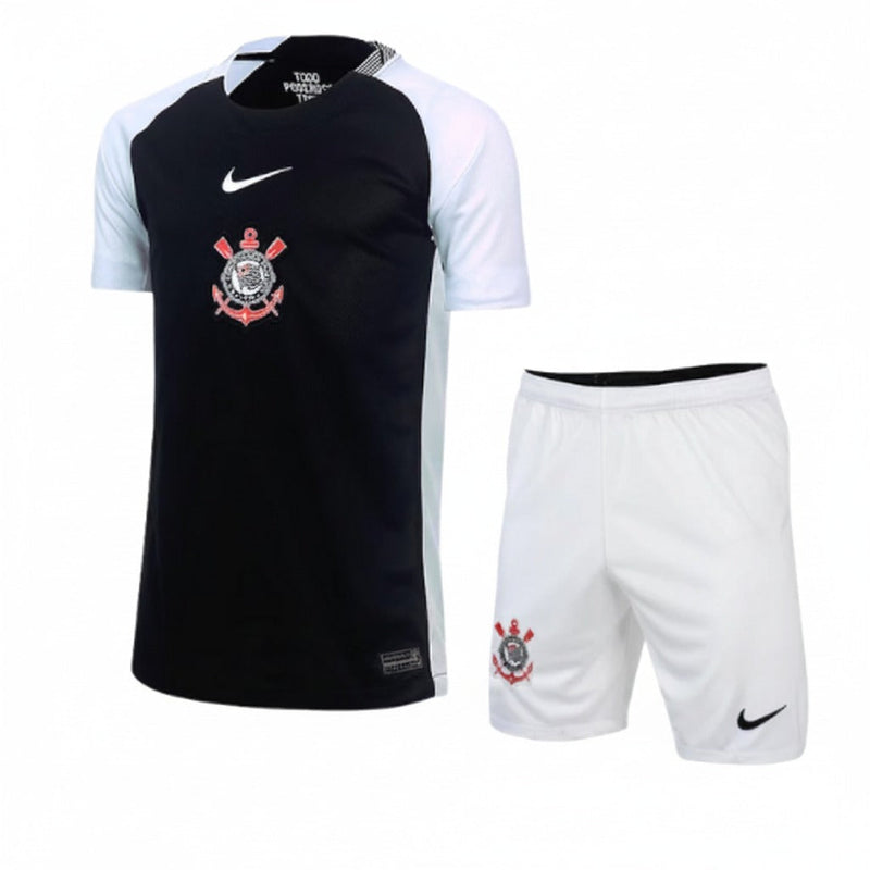 CONJUNTO INFANTIL TIMAO RESERVA II HOME 2025/26 PRETO