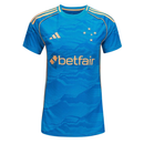 LANÇAMENTO Camisa Cruzeiro III Torcedor Adidas Feminina - Azul