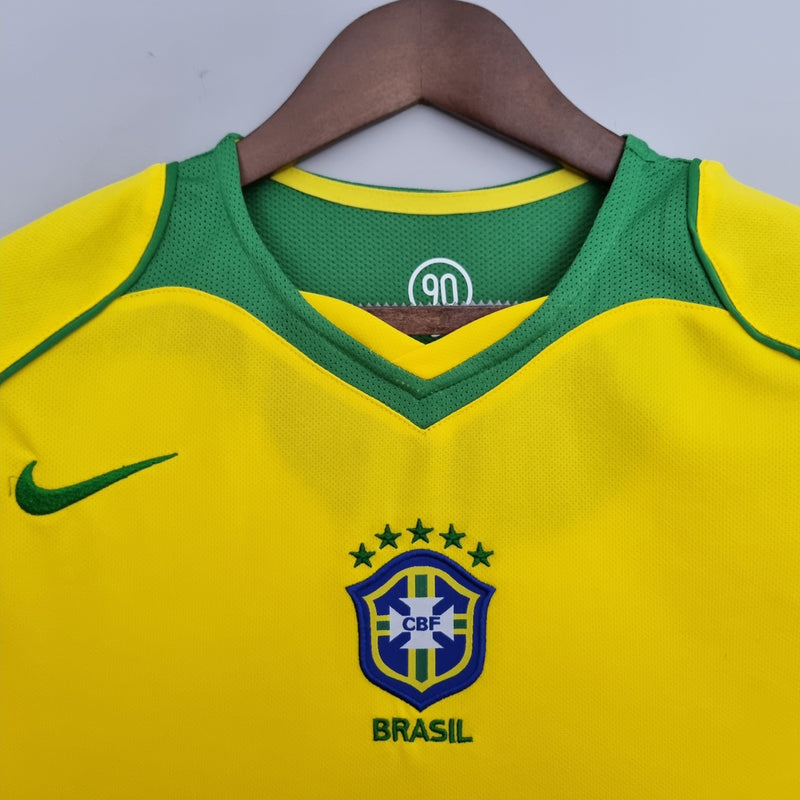CAMISA RETRÔ BRASIL HOME 04/05