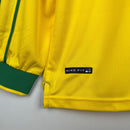 CAMISA RETRÔ MANGA LONGA BRASIL HOME 97/98