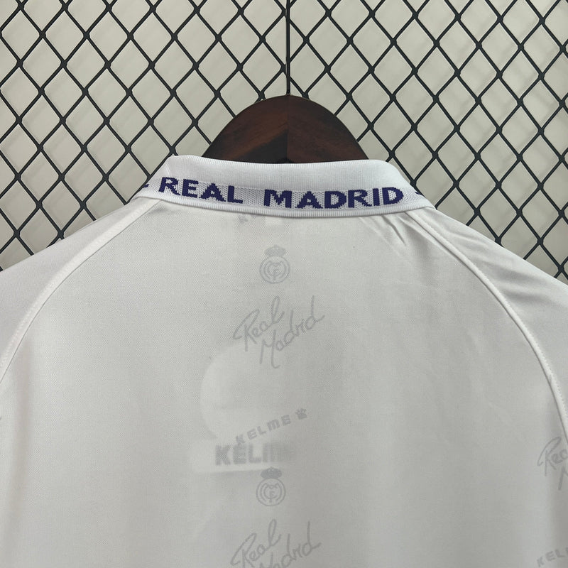 CAMISA REAL MADRID MANGA LONGA RETRÔ HOME 94/96