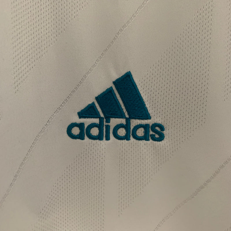 CAMISA REAL MADRID MANGA LONGA RETRÔ HOME 17/18