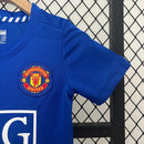 KIT INFANTIL RETRÔ MANCHESTER UNITED BLUE 08/09