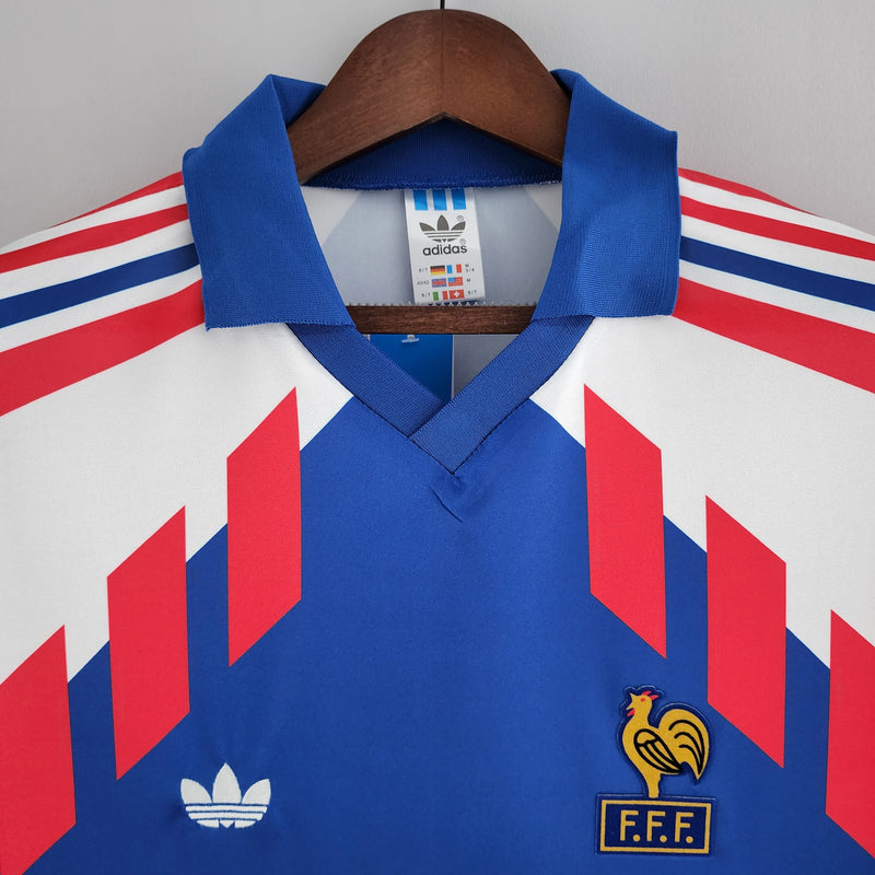 CAMISA RETRÔ FRANÇA HOME 88/89