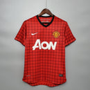 CAMISA RETRÔ MANCHESTER UNITED HOME 12/13