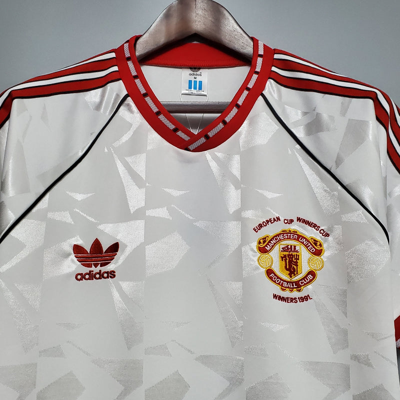 CAMISA RETRÔ MANCHESTER UNITED AWAY 91/92