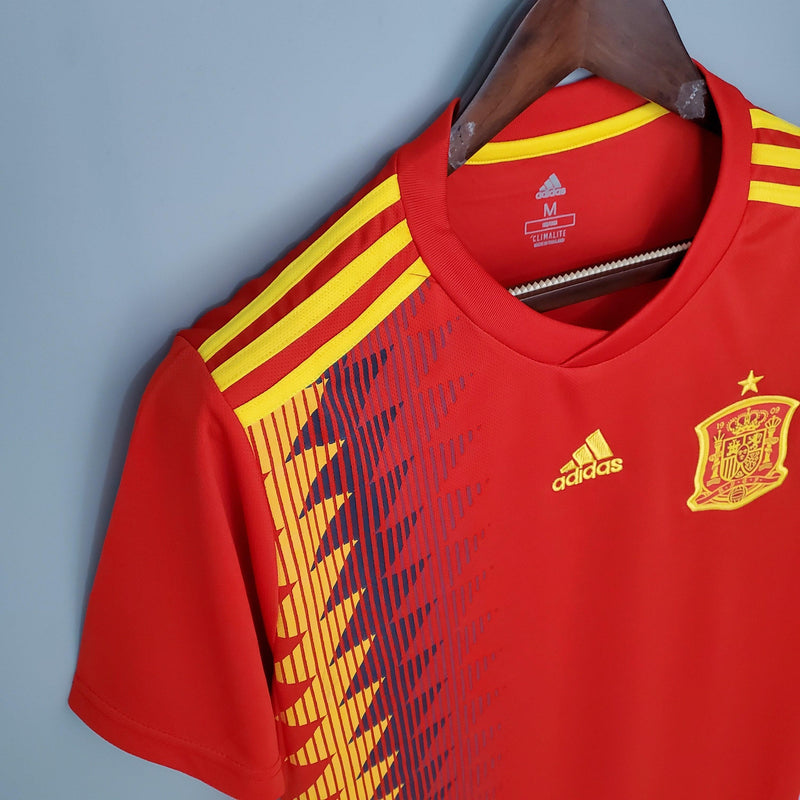 Camisa Retrô Seleção Espanha 2018/18 Home