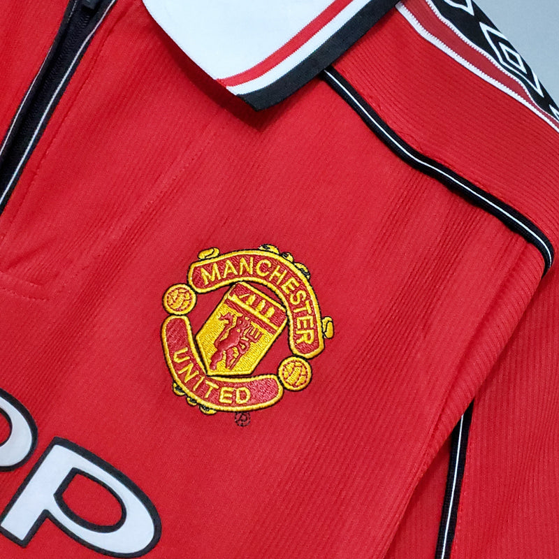 CAMISA RETRÔ MANCHESTER UNITED HOME 98/99
