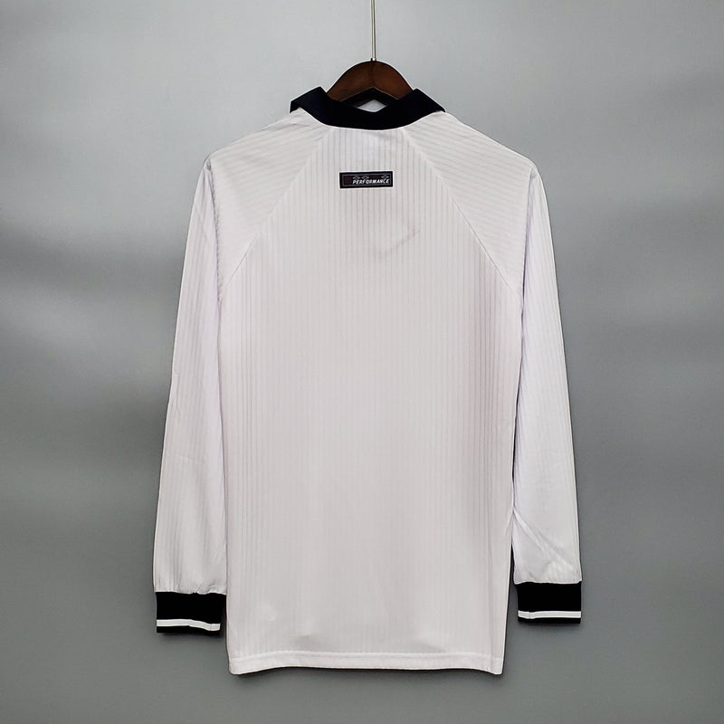 CAMISA RETRÔ INGLATERRA HOME MANGA LONGA 1998