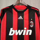CAMISA RETRÔ MILAN HOME MANGA LONGA 08/09