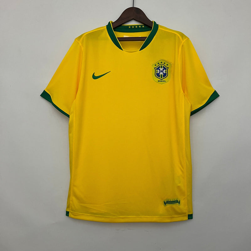 CAMISA RETRÔ BRASIL HOME 2006