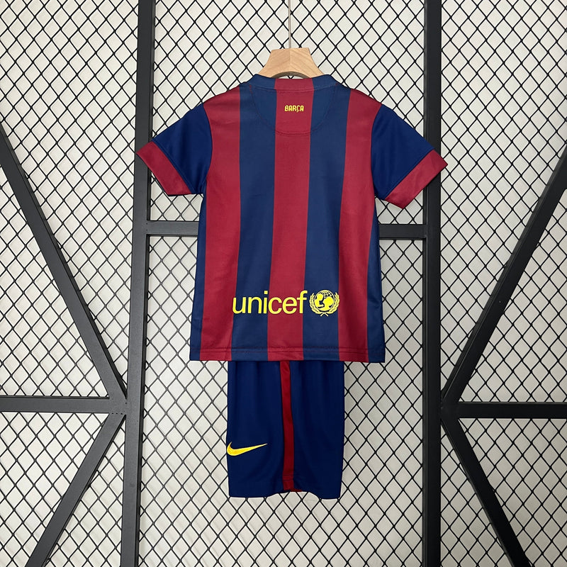 KIT INFANTIL RETRÔ BARCELONA HOME 14/15