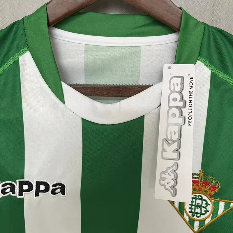 CAMISA RETRÔ REAL BÉTIS HOME 01/02