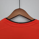 CAMISA RETRÔ MANCHESTER UNITED HOME MANGA LONGA 02/03