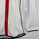 CAMISA RETRÔ INGLATERRA HOME MANGA LONGA 2002