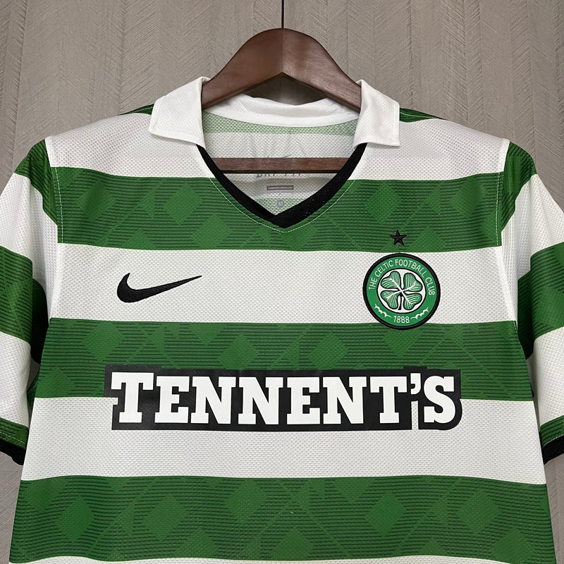 CAMISA RETRÔ CELTIC HOME 10/11