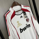CAMISA RETRÔ MILAN AWAY MANGA LONGA 06/07
