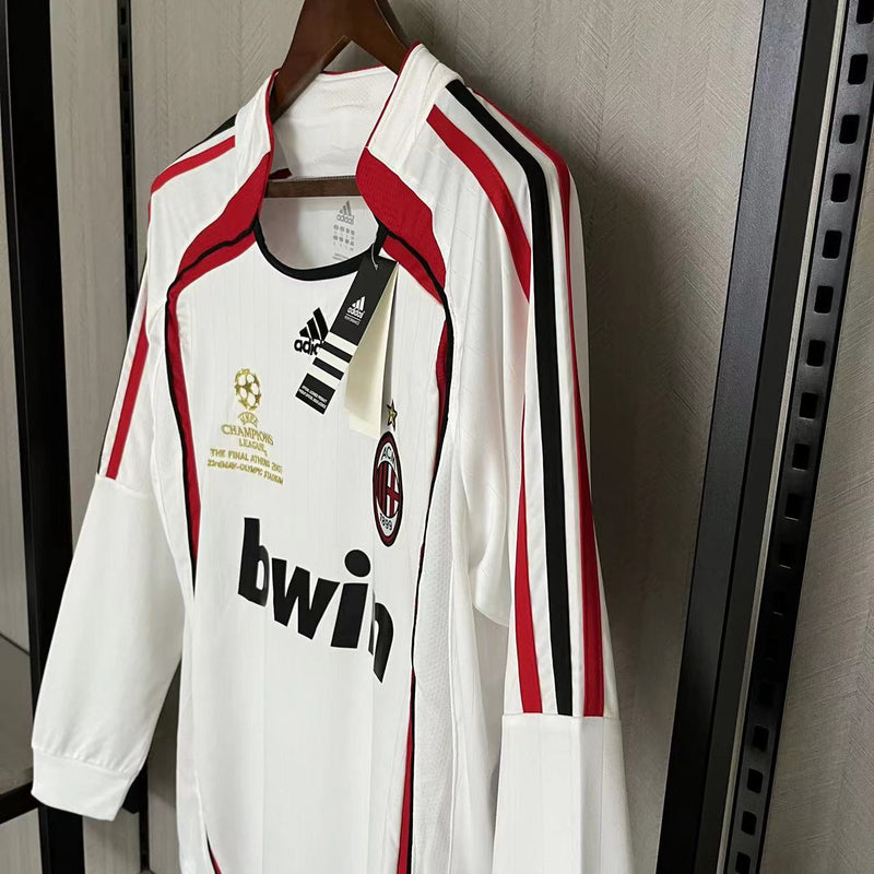 CAMISA RETRÔ MILAN AWAY MANGA LONGA 06/07