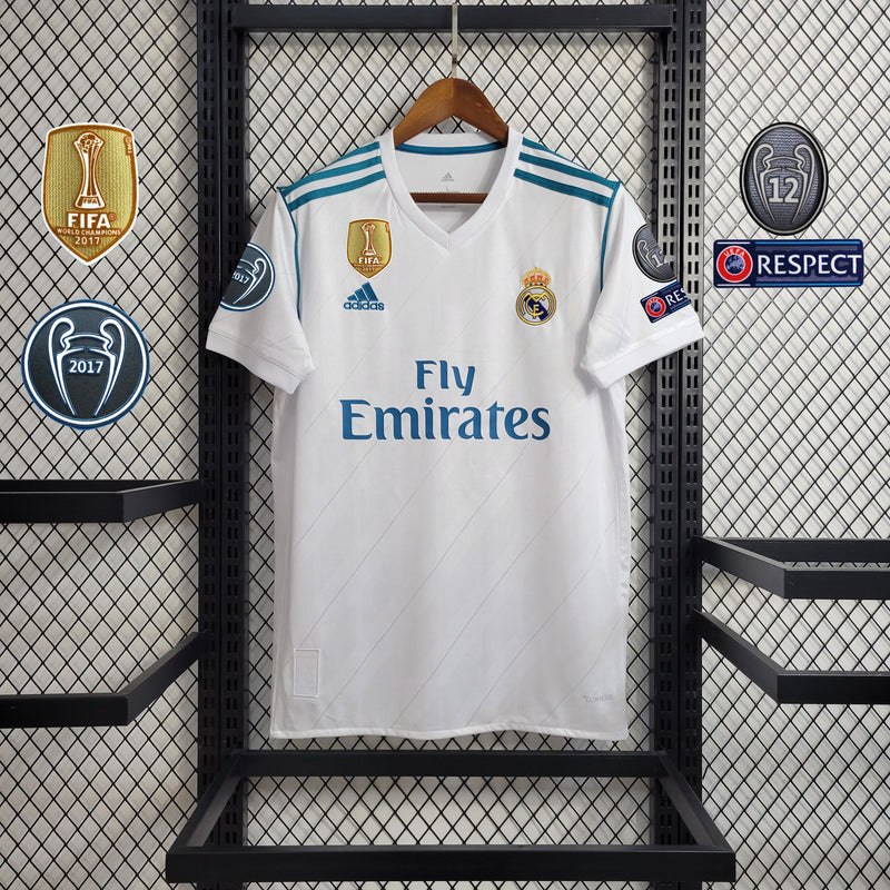 CAMISA RETRÔ REAL MADRID HOME 17/18