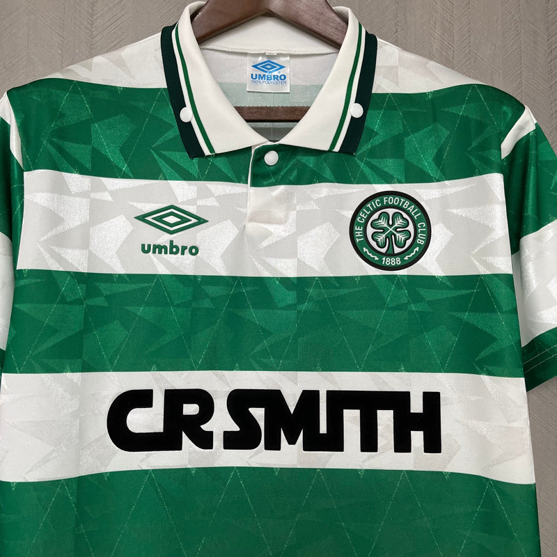 CAMISA RETRÔ CELTIC HOME 89/90