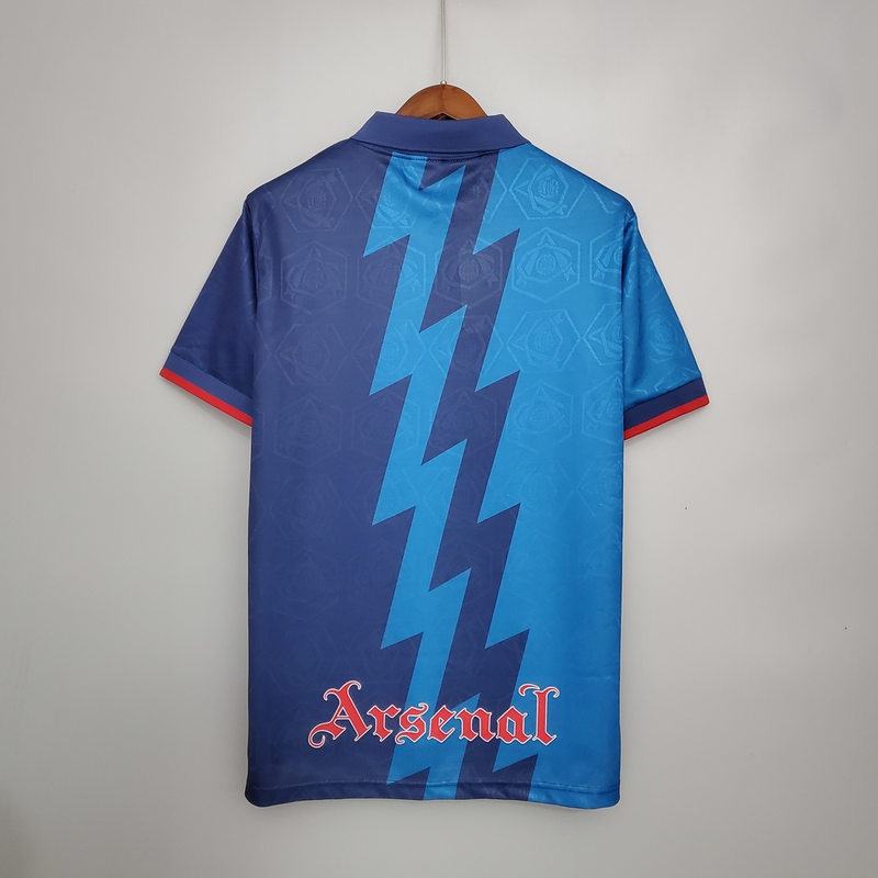 CAMISA RETRO ARSENAL 1995 AZUL MASCULINA