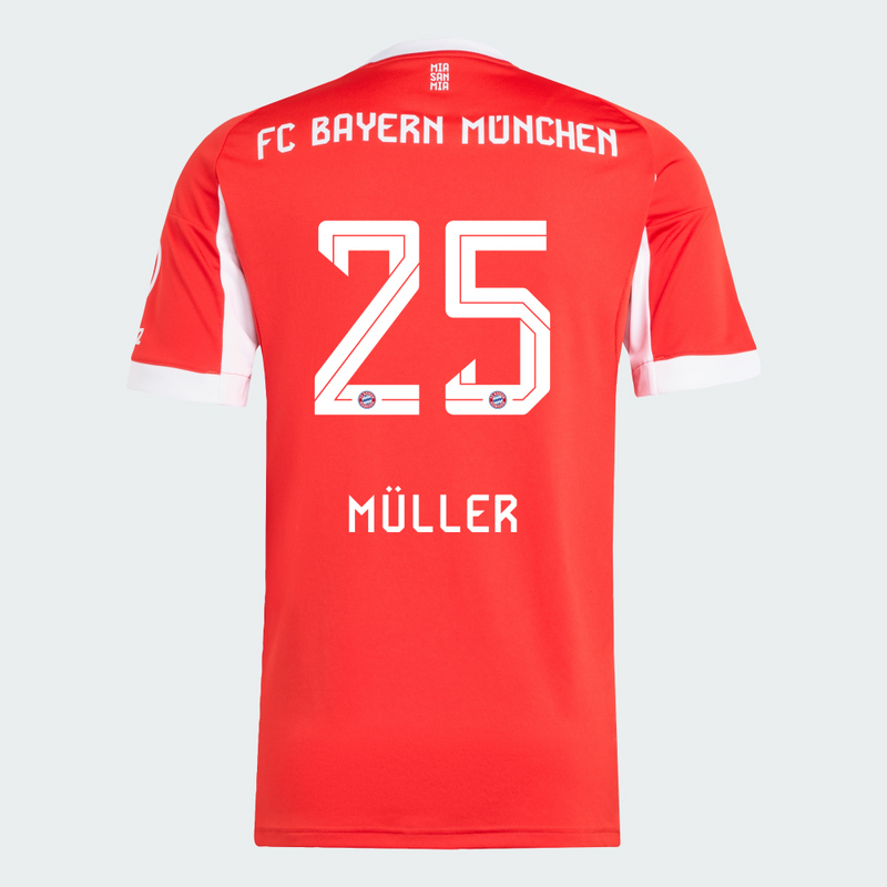 CAMISA TITULAR BAYERN DE MUNIQUE MUNDIAL DE CLUBES 2025 TORCEDOR MASCULINA