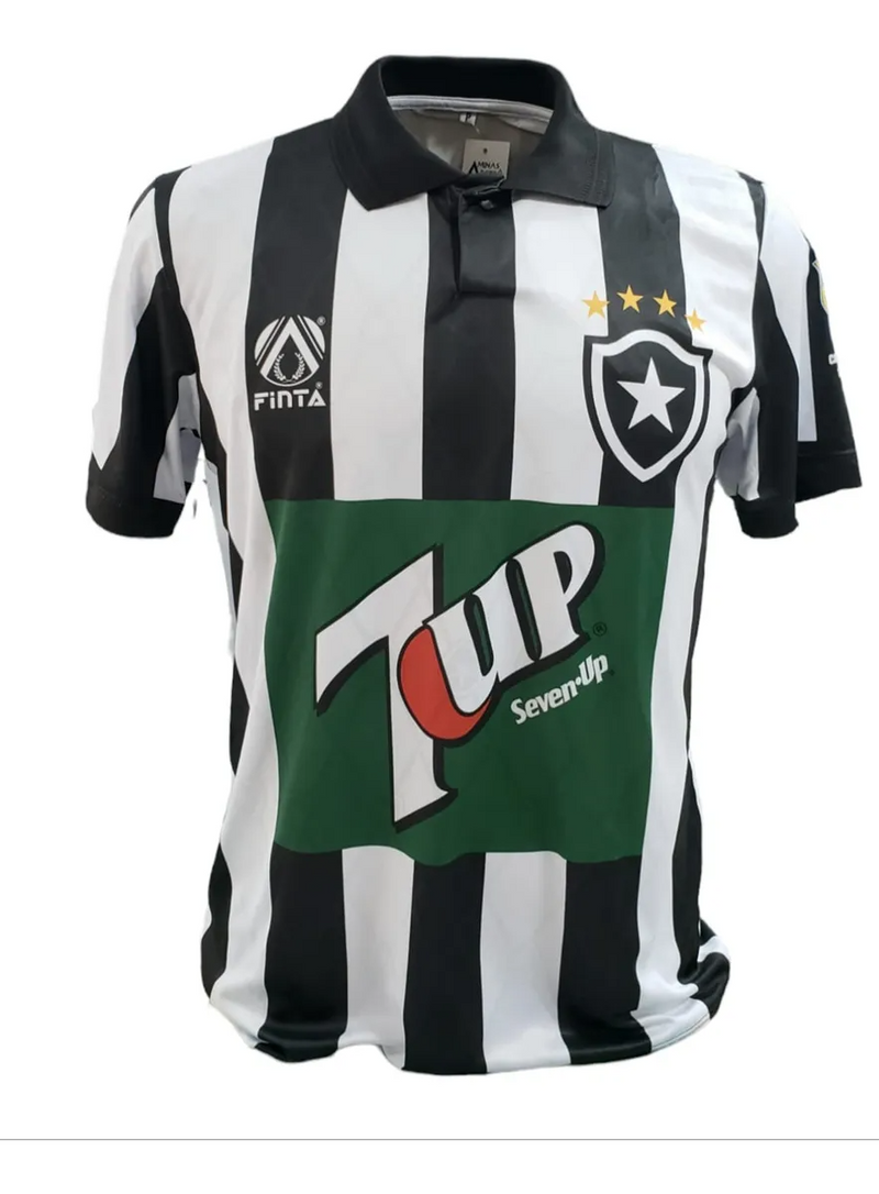 CAMISA RETRÔ BOTAFOGO 1995 FINTA LISTRADA