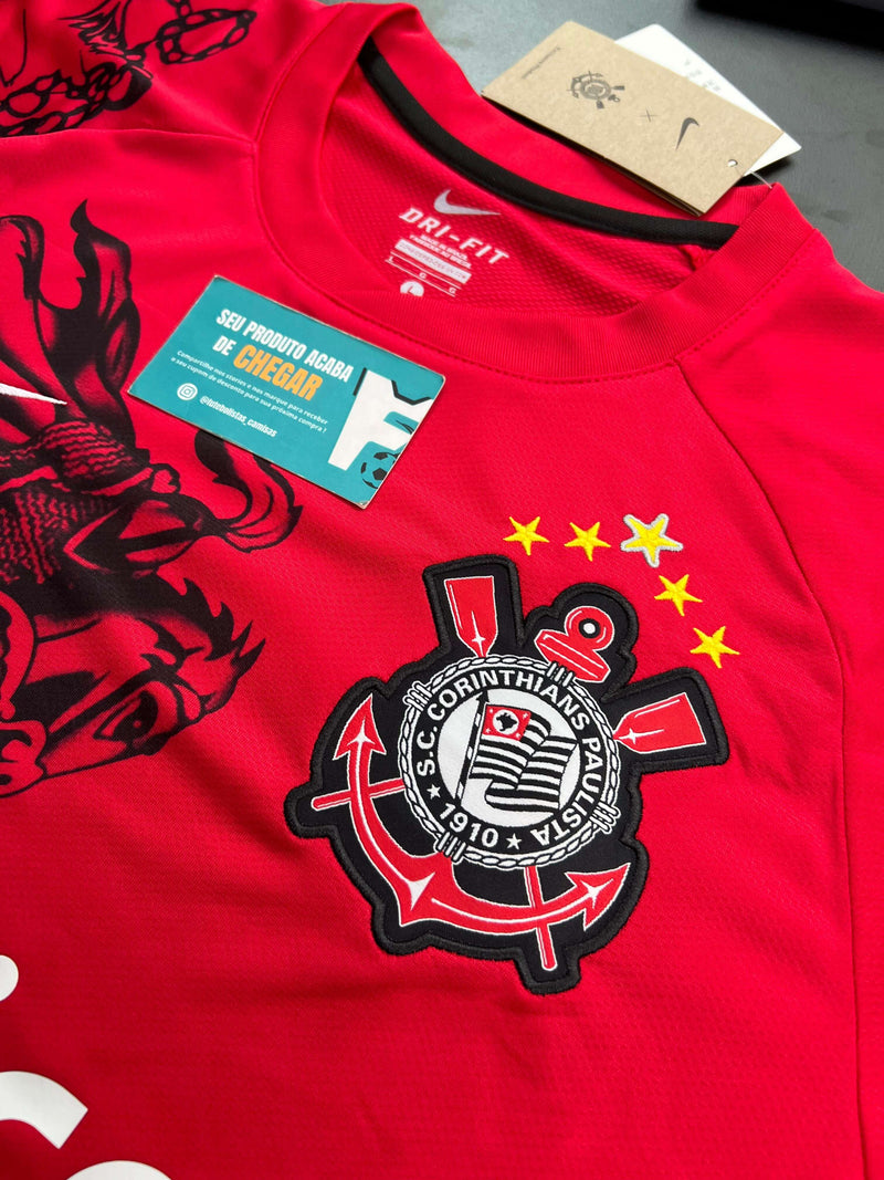 Camisa Retrô TIMAO São Jorge vermelha 2011