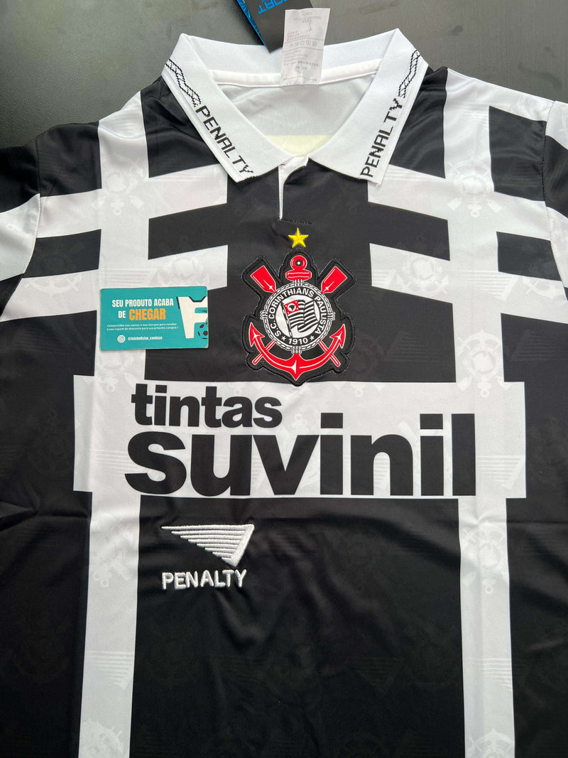 Camisa Retrô Timao Terceira 1996 TADLAPIDUS PRETA