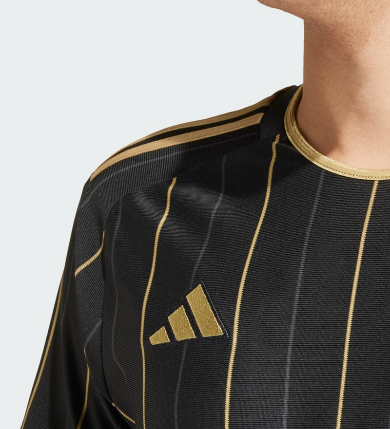 CAMISA TITULAR I LOS ANGELES GALAXY  MUNDIAL DE CLUBES 2025 TORCEDOR MASCULINA PRETA