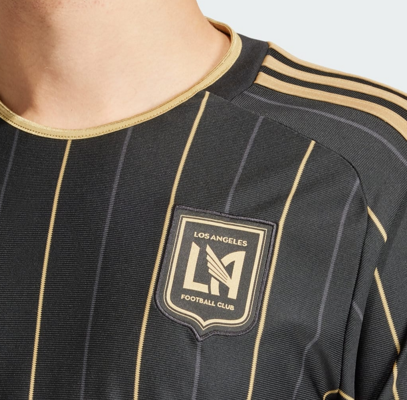 CAMISA TITULAR I LOS ANGELES GALAXY  MUNDIAL DE CLUBES 2025 TORCEDOR MASCULINA PRETA