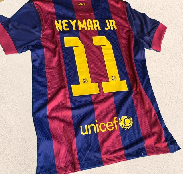 CAMISA RETRÔ  BARCELONA HOME 2014/15 GRENÁ MASCULINA + CHAVEIRO ESPECIAL DE BRINDE