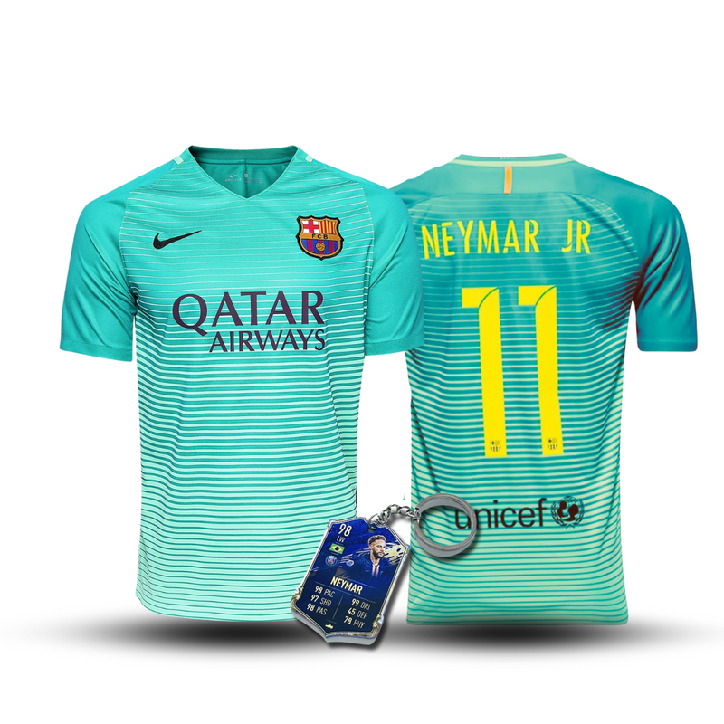CAMISA RETRÔ  BARCELONA THIRD 2016/17 GRENÁ MASCULINA + CHAVEIRO ESPECIAL DE BRINDE