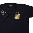 Camisa Retrô Pelé 1000 Gols Preta