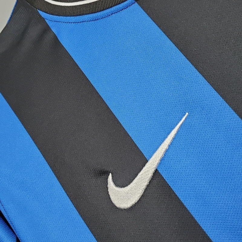 Camisa Retrô Inter de Milão 2009/10 Home azul/preta