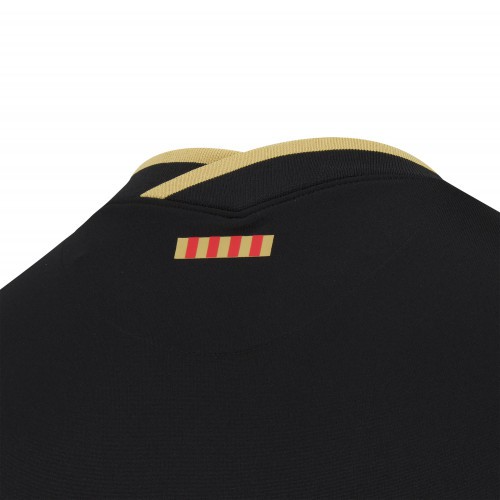 CAMISA RETRÔ BARCELONA 2020/21 PRETA/DOURADA