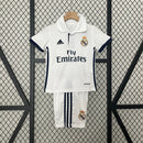 KIT INFANTIL RETRÔ REAL MADRID HOME 16/17