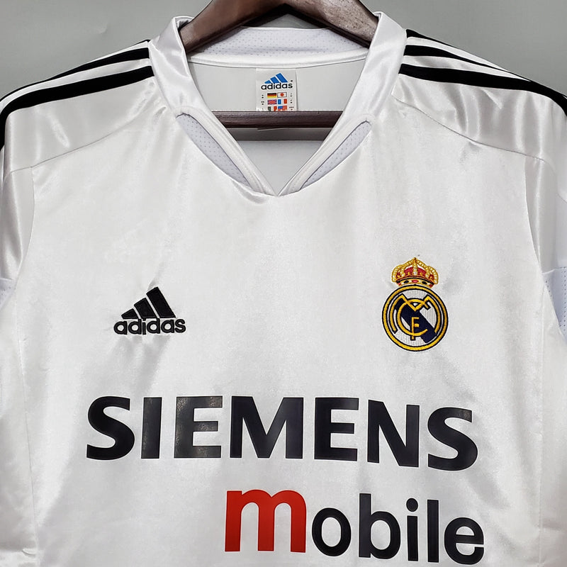 CAMISA RETRÔ REAL MADRID HOME 04/05