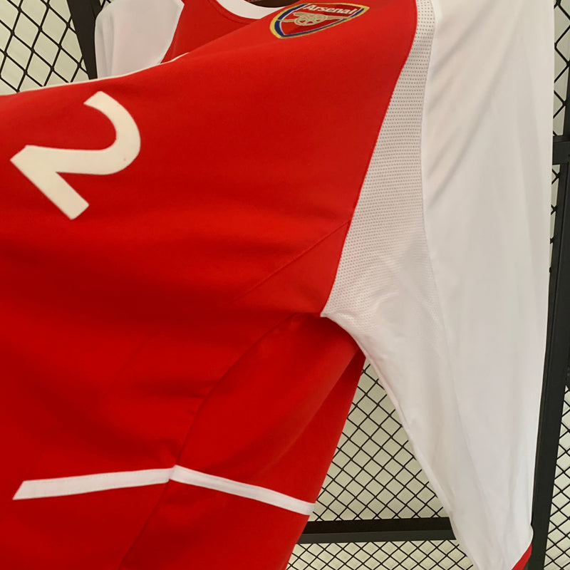 CAMISA RETRÔ ARSENAL HOME MANGA LONGA 02/04